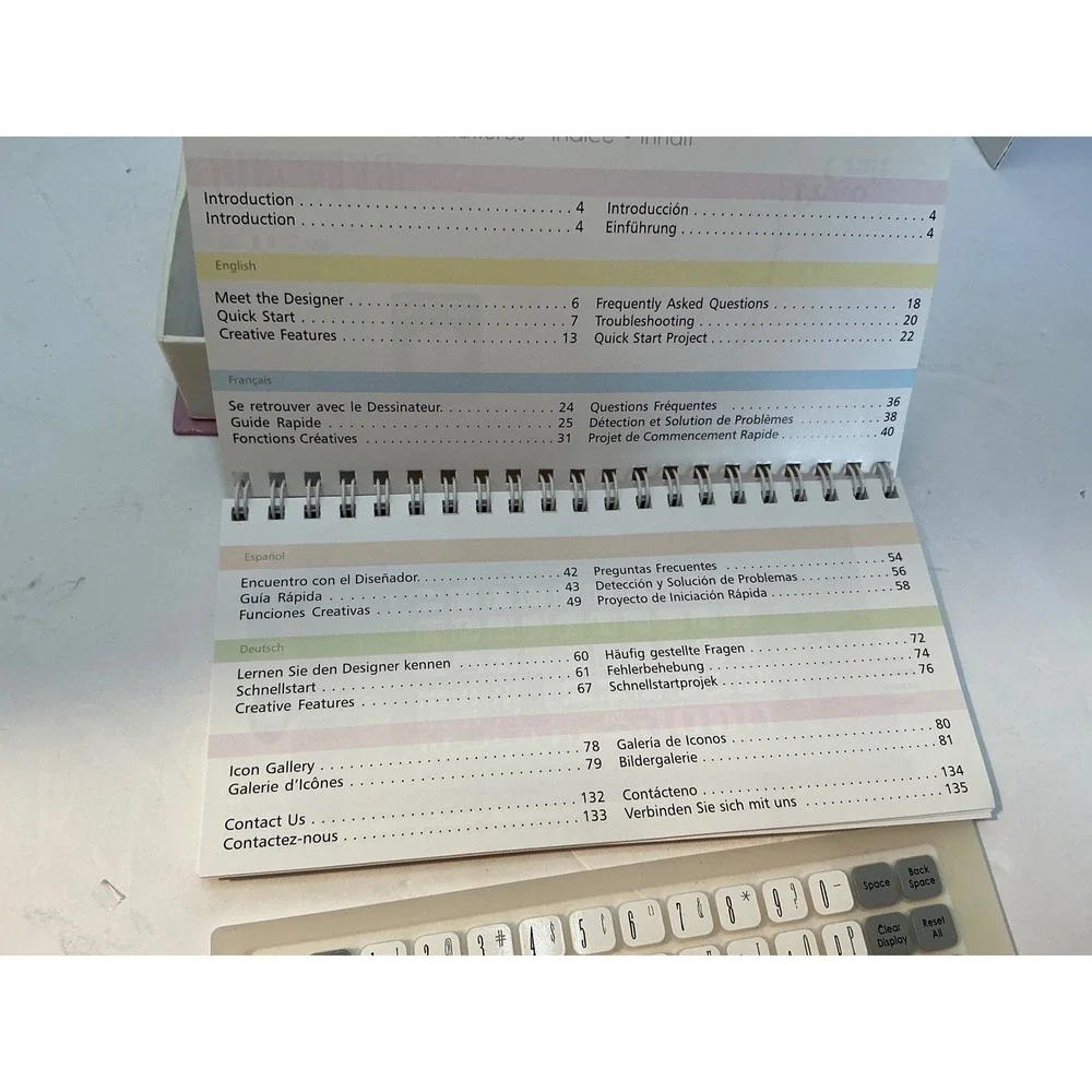 Cricut Stamped Font Cartridge Heather Lancaster‎ Provo Craft Keypad Handbook